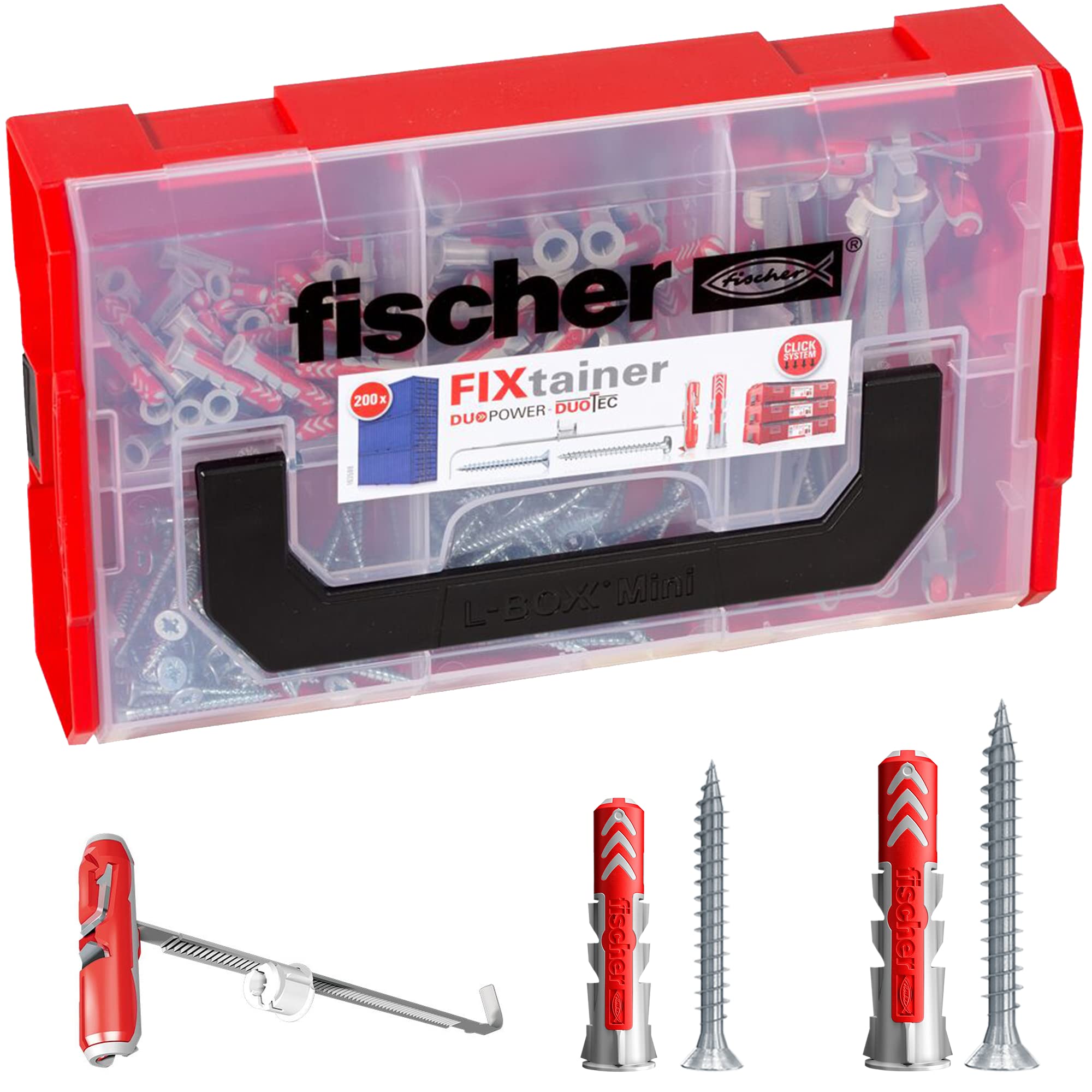 Amazon.com: fischer FixTainer DuoPower/DuoTec + Screws (200pcs